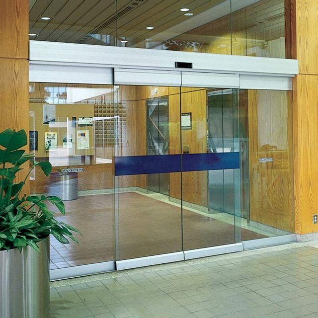 AMM Puertas Y Servicios puerta automática de vidrio