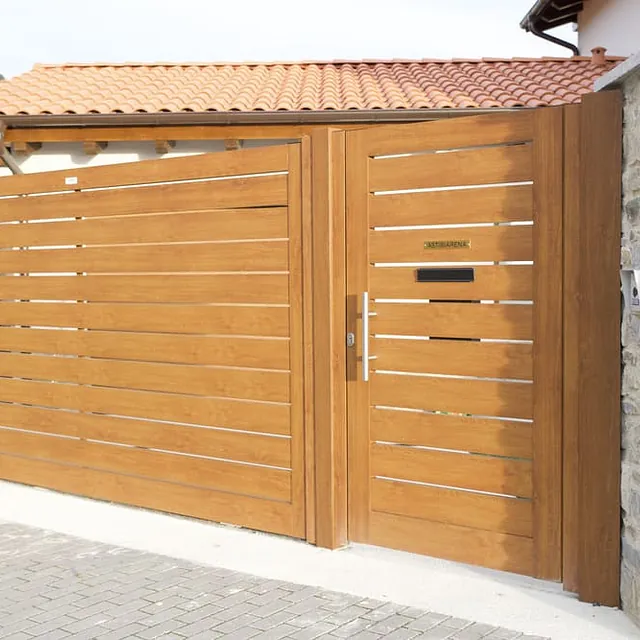 puerta de aluminio